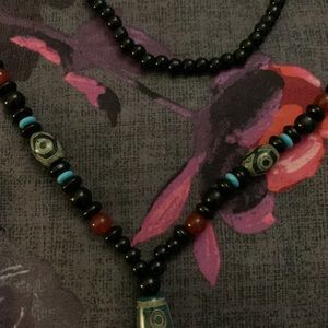Tibetan stone necklace